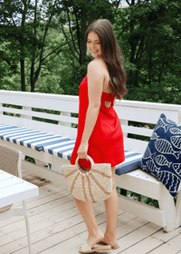 Mia Strapless Mini Dress - Red - MerciGrace BoutiqueDress