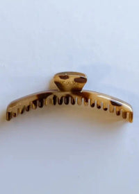 Midi Hold Everything Claw Clip - Shiny Light Tortoise - MerciGrace BoutiqueHair Clips
