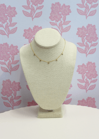 Mini Heart Charm Chain Necklace - Gold - MerciGrace BoutiqueNecklace