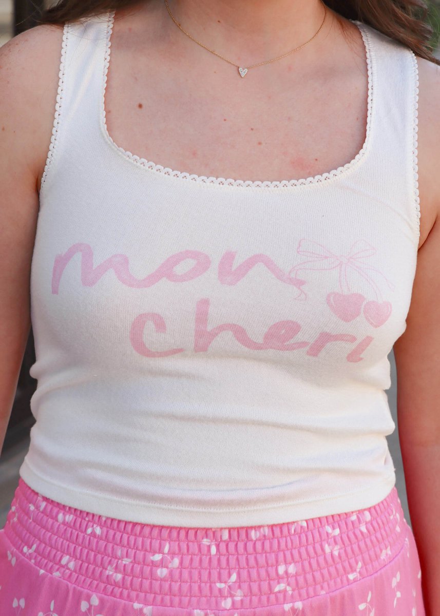 Mon Cheri Vintage Tank - Vanilla Ice - MerciGrace BoutiqueTank