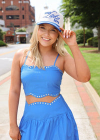More Lake Days - Royal Blue Vintage Trucker Hat - MerciGrace BoutiqueHat