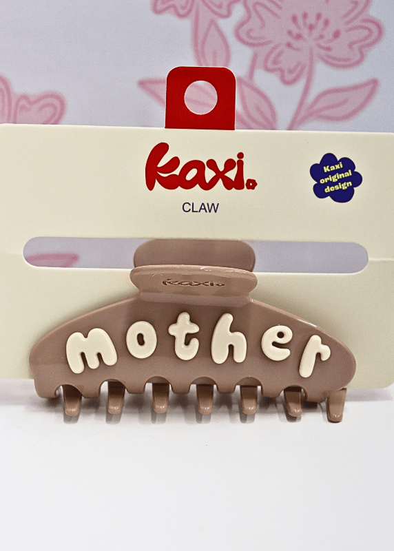 Mother Claw Clip - Brown/Cream - MerciGrace BoutiqueHair Clips