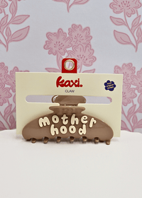 Motherhood Claw Clip - Brown/Cream - MerciGrace BoutiqueHair Clips