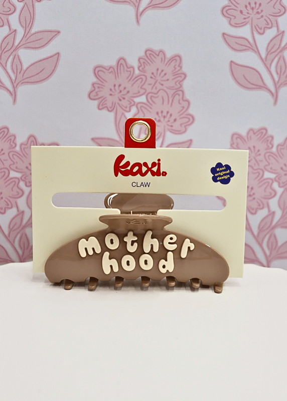 Motherhood Claw Clip - Brown/Cream - MerciGrace BoutiqueHair Clips