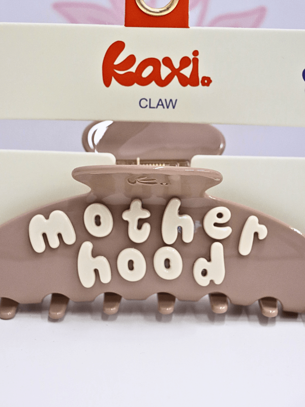 Motherhood Claw Clip - Brown/Cream - MerciGrace BoutiqueHair Clips