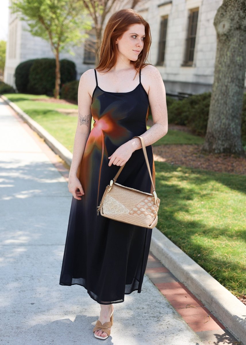 Night Bloom Maxi Dress - Black/Multi - MerciGrace BoutiqueDress