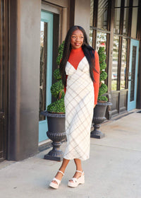 Nothing Better Ribbed Long Sleeve - Rust - MerciGrace BoutiqueTop