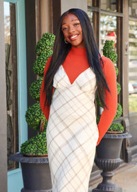 Nothing Better Ribbed Long Sleeve - Rust - MerciGrace BoutiqueTop