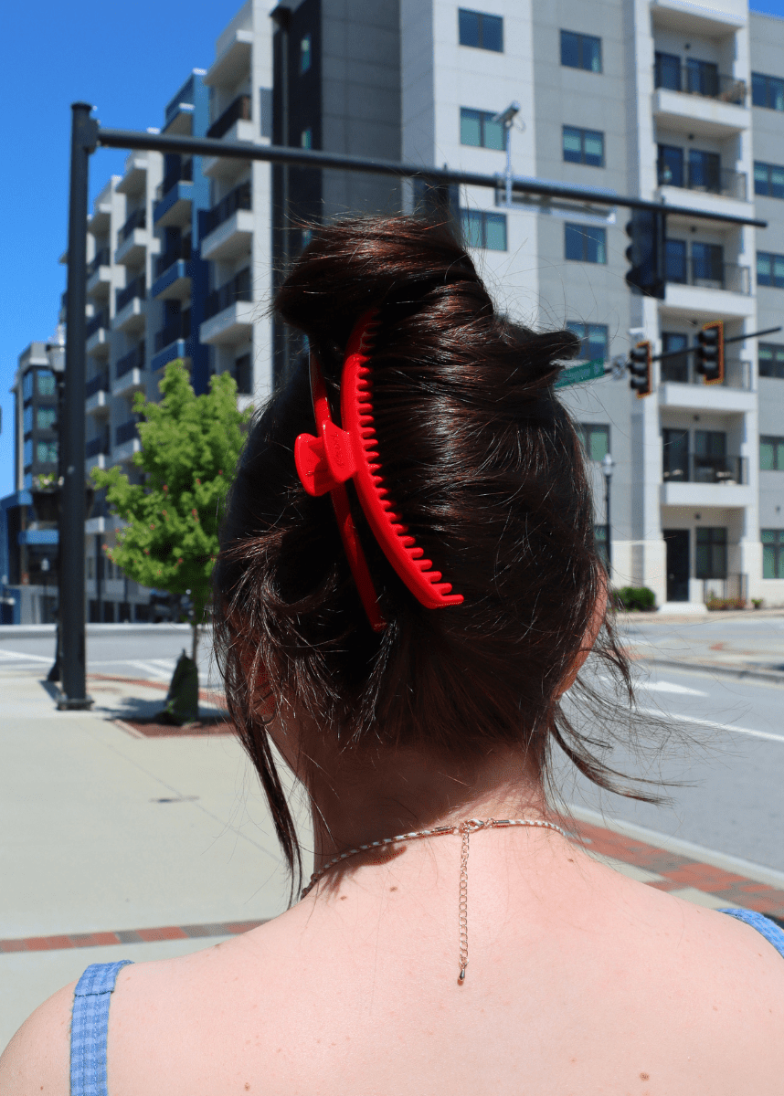 Original Hold Everything Claw - Bright Red - MerciGrace BoutiqueHair Clips