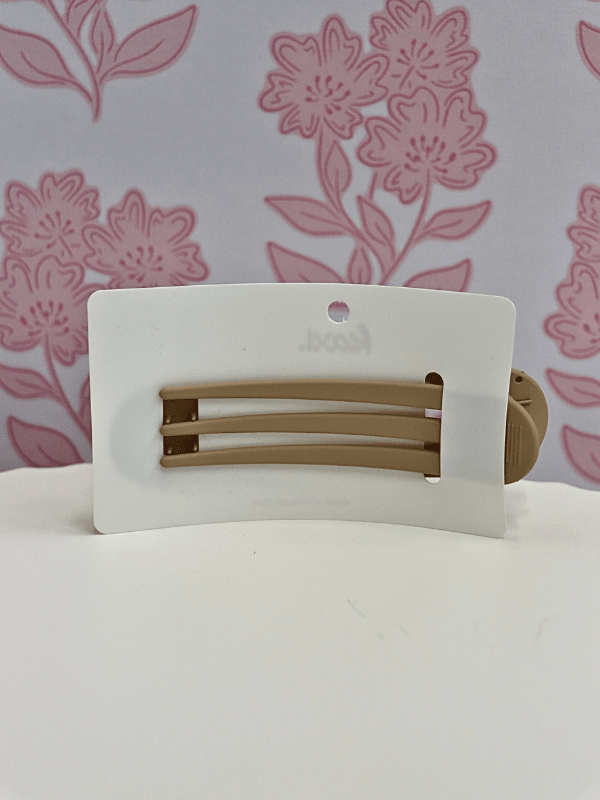 Oversized Lay Down Claw Clip - Matte Bone - MerciGrace BoutiqueHair Clips