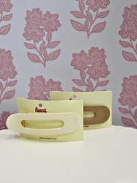 Oversized Lay Down Claw Clip - Matte Bone - MerciGrace BoutiqueHair Clips