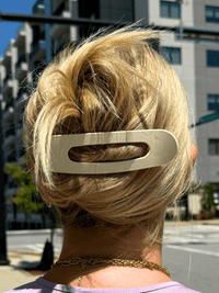 Oversized Lay Down Claw Clip - Matte Bone - MerciGrace BoutiqueHair Clips