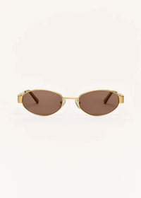 Palisades Polarized Sunglasses - Satin Gold - Brown - MerciGrace BoutiqueAccessories