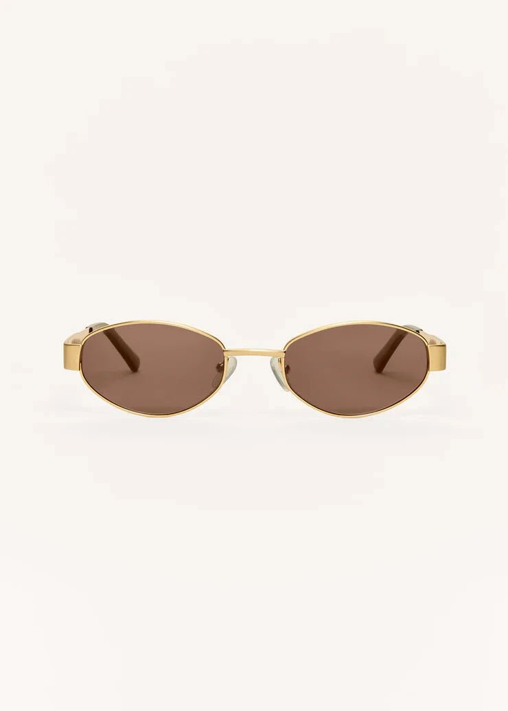 Palisades Polarized Sunglasses - Satin Gold - Brown - MerciGrace BoutiqueAccessories