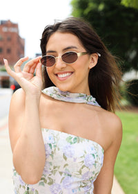 Palisades Polarized Sunglasses - Satin Gold - Brown - MerciGrace BoutiqueAccessories