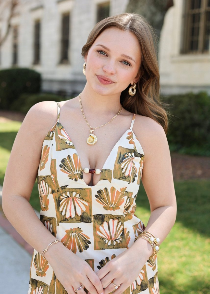 Palm Dunes Beaded Maxi Dress