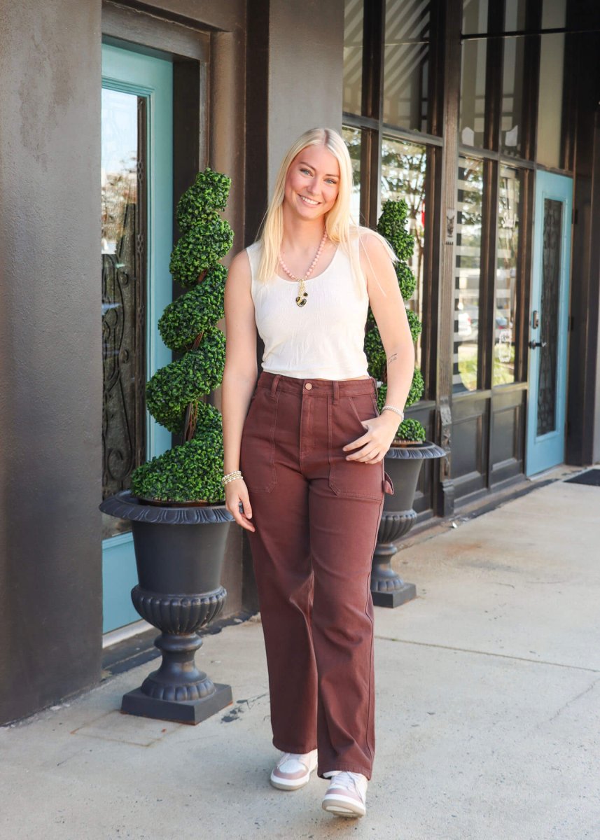 Palm Springs Sweater Tank - Sea Salt - MerciGrace BoutiqueTank