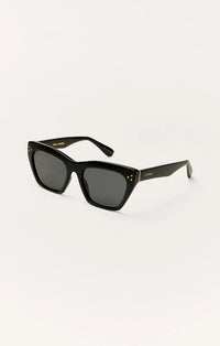 Park Ave Polarized Sunglasses - Polished Black - Grey - MerciGrace BoutiqueAccessories