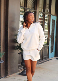 Patio Fleece Short - Sea Salt - MerciGrace BoutiqueShorts