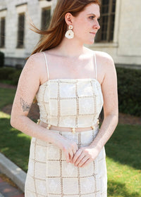 Pearl Coast Mini Dress - Cream - MerciGrace BoutiqueDress