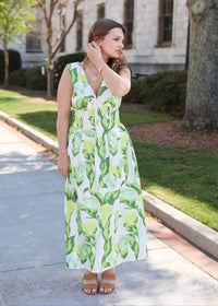 Penelope Sundress - White/Multi - MerciGrace BoutiqueDress