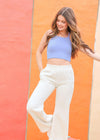 Knock Out Halter Top - Periwinkle Tops MerciGrace Boutique.