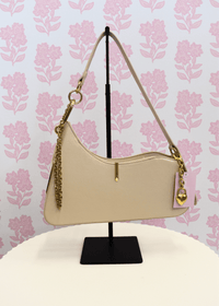 Prya Shoulder Bag - Cream - MerciGrace BoutiqueAccessories >> Handbags