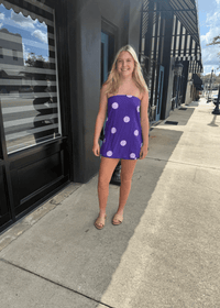 Purple Reign Polka Dot Top - MerciGrace BoutiqueTops