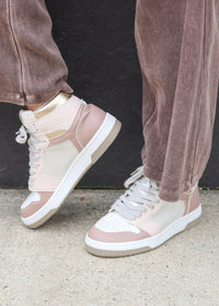 Rebecca High - Top Sneaker - Mauve - MerciGrace BoutiqueShoe