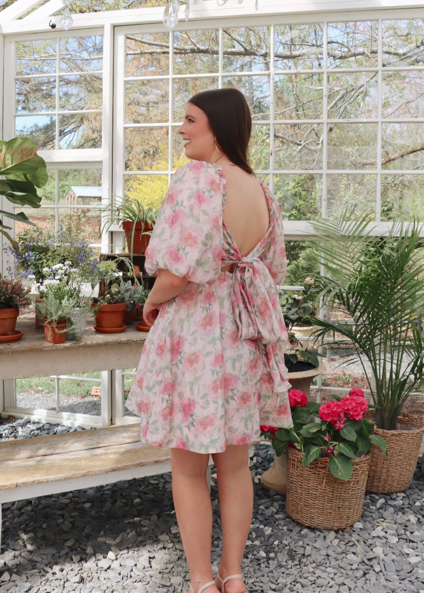 Rosa Mini Dress - Pink - MerciGrace BoutiqueDress