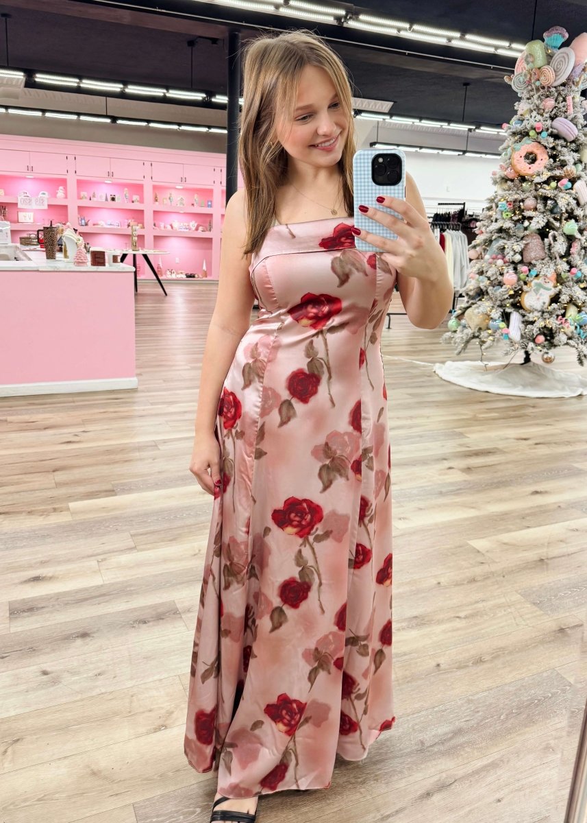 Rosie Dress - Pink/Floral - MerciGrace BoutiqueDresses