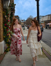 Rumi Midi Dress - Off White - MerciGrace BoutiqueDress