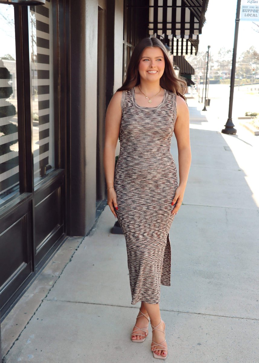 Salt of Earth Midi Dress - Cream/Multi - MerciGrace BoutiqueDress