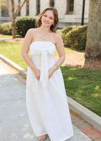 Savannah Maxi Dress - Off White - MerciGrace BoutiqueDress