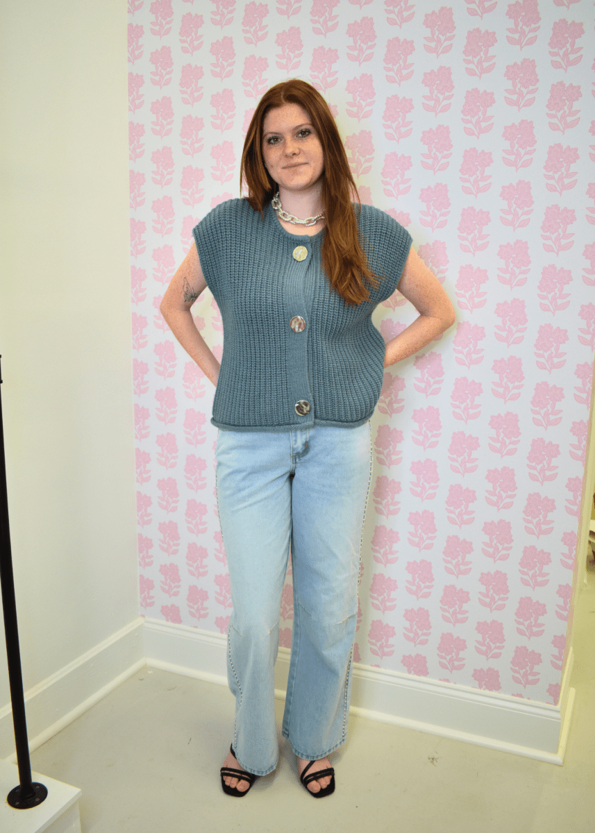 Savannah Studded Crop Flare Jeans - MerciGrace BoutiqueJeans