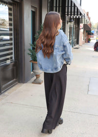 Say What You Want Wide Leg Pants - Black - MerciGrace BoutiquePants