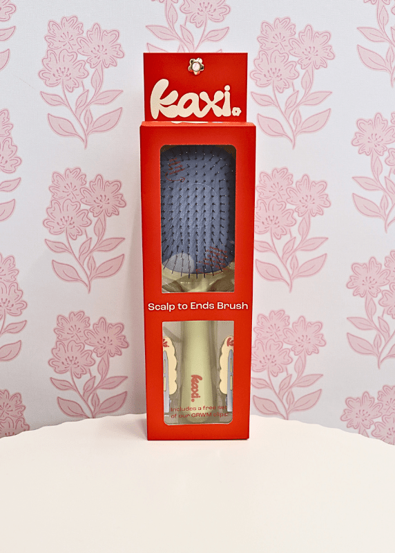 Scalp To Ends Brush - Butter Yellow/Light Blue