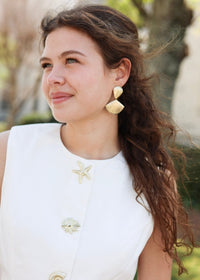 Seaside Shell Earrings - Gold - MerciGrace BoutiqueEarrings
