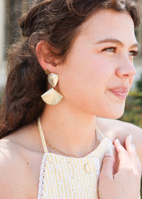 Seaside Shell Earrings - Gold - MerciGrace BoutiqueEarrings