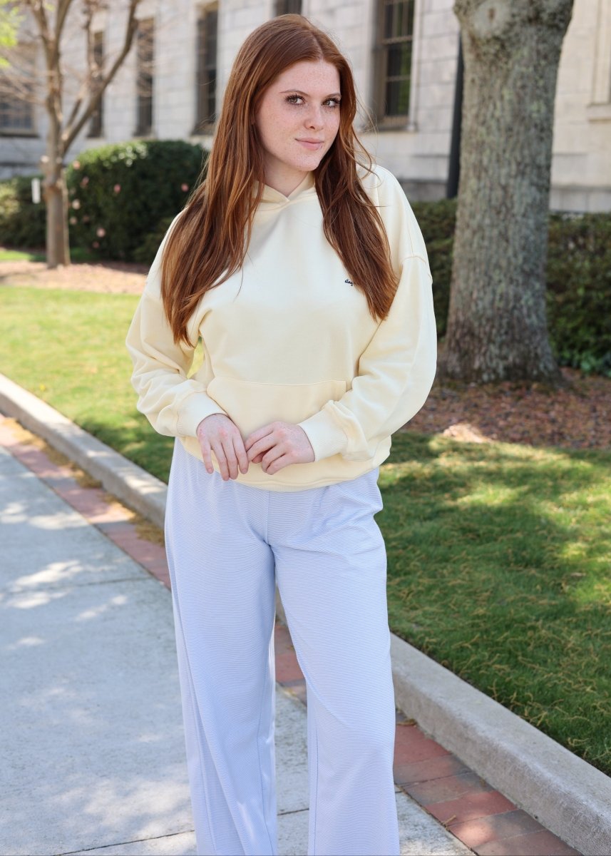 Seaside Stroll Stripe Pants - Light Blue/White - MerciGrace BoutiquePants