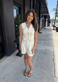 Season's Bloom Pleated Shorts - Butter Yellow - MerciGrace BoutiqueShorts