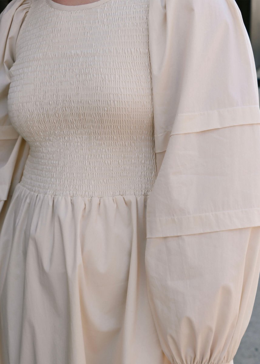 Shades On Mini Dress - Ivory - MerciGrace BoutiqueDress