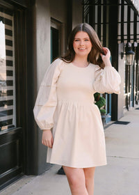 Shades On Mini Dress - Ivory - MerciGrace BoutiqueDress