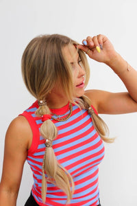 SKINNY HIGH INTENSI'TIES' - CHEETAH + BLACK - MerciGrace BoutiqueHair Ties
