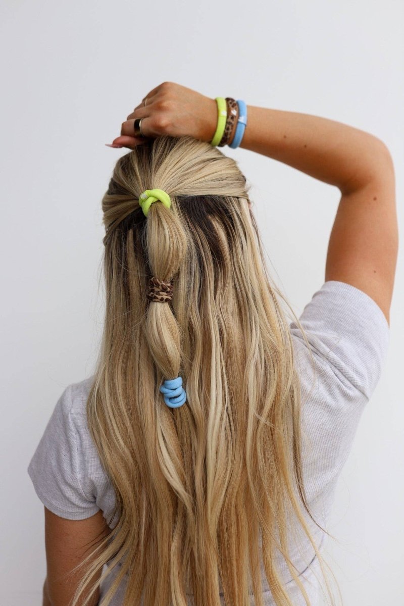 SKINNY HIGH INTENSI'TIES' - CHEETAH + BLACK - MerciGrace BoutiqueHair Ties