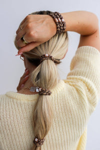 SKINNY HIGH INTENSI'TIES' - CHEETAH + BLACK - MerciGrace BoutiqueHair Ties