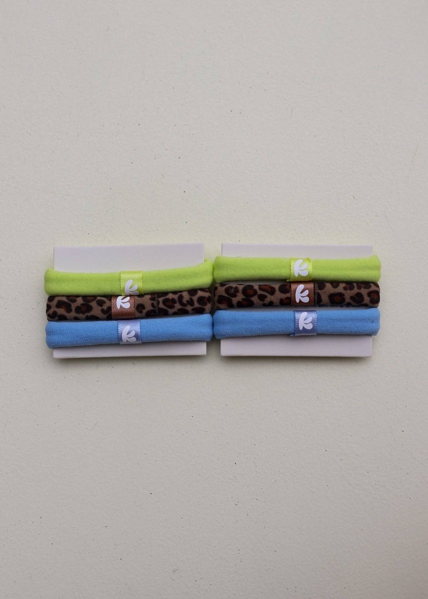 SKINNY HIGH INTENSI'TIES' PACK - CHEETAH + RED - MerciGrace BoutiqueHair Ties