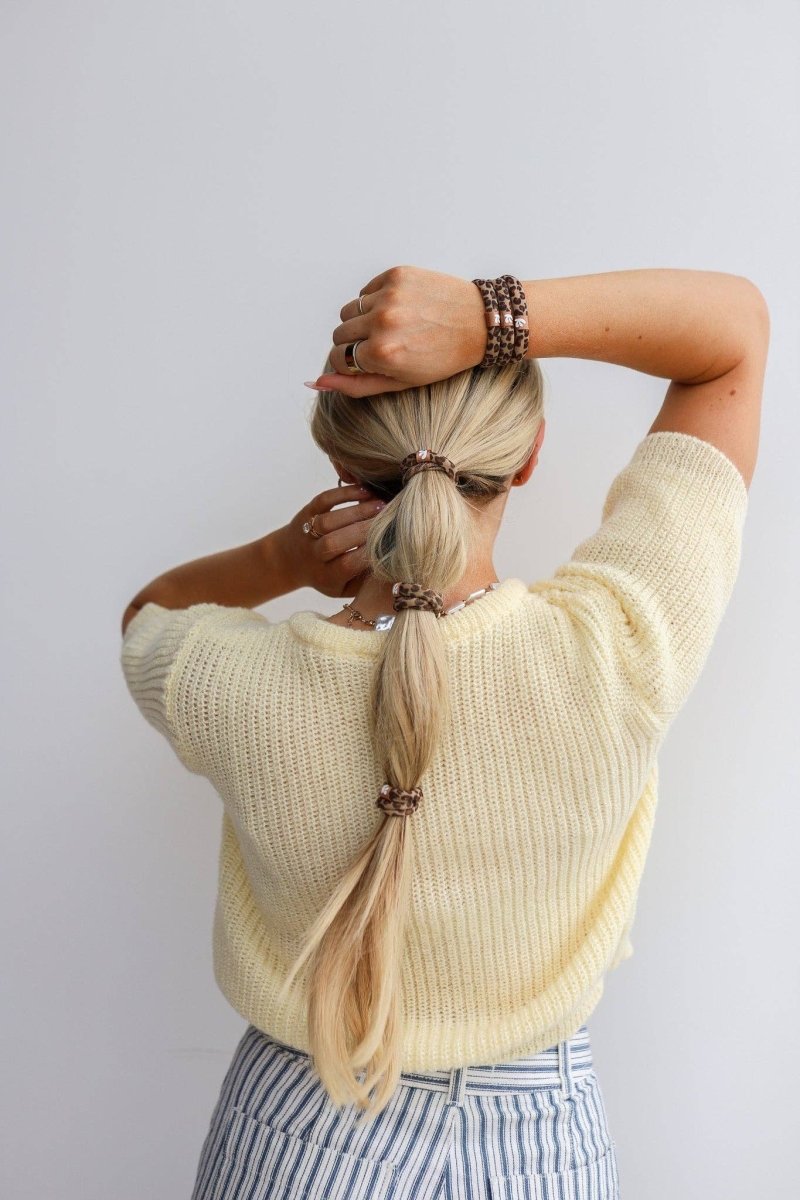SKINNY HIGH INTENSI'TIES' PACK - NEON CHEETAH - MerciGrace BoutiqueHair Ties