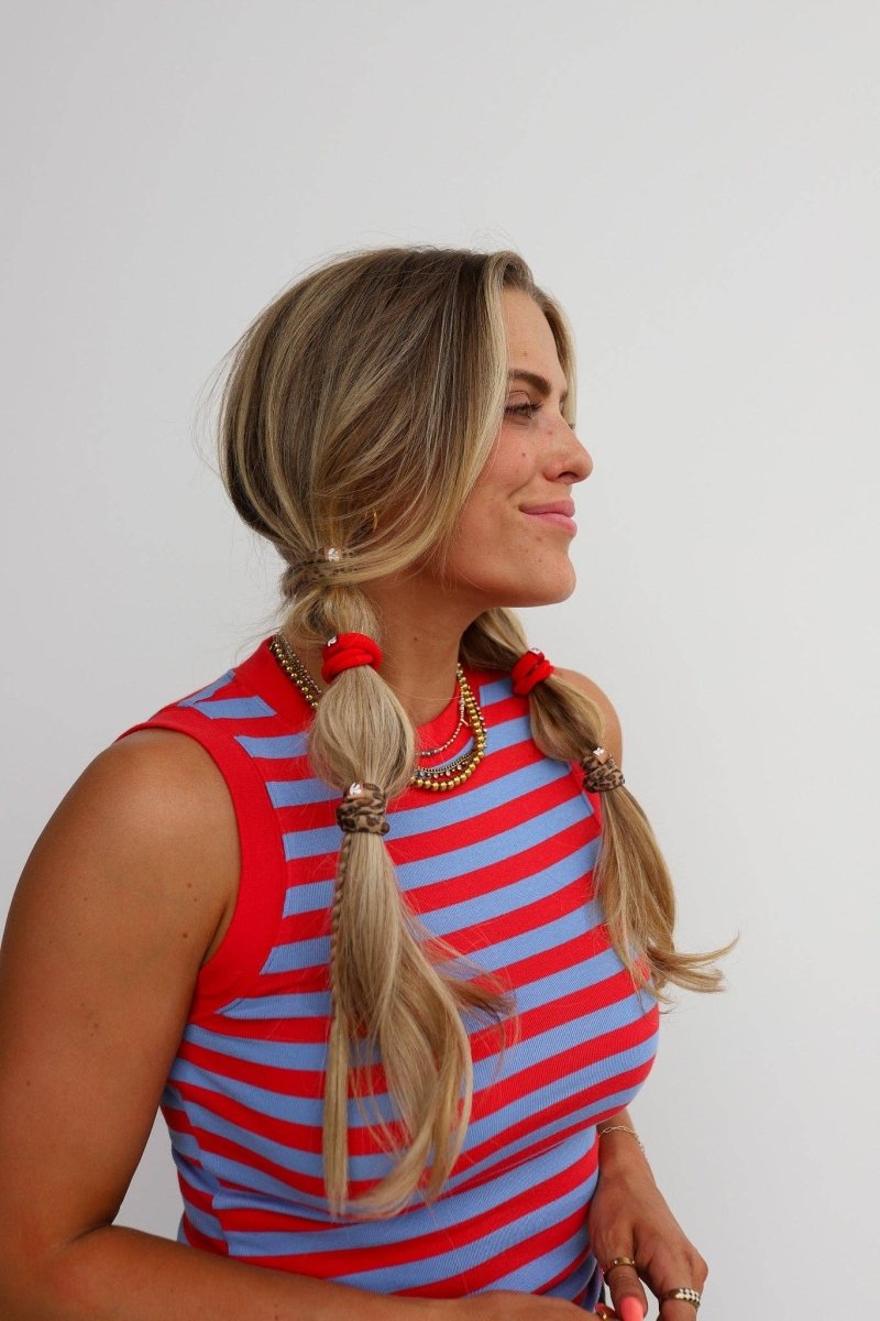 SKINNY HIGH INTENSI'TIES' PACK - NEUTRAL CHEETAH - MerciGrace BoutiqueHair Ties