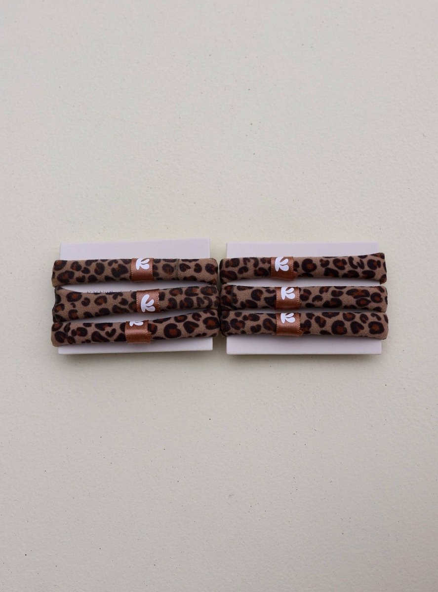 SKINNY HIGH INTENSI'TIES' PACK - NEUTRAL CHEETAH - MerciGrace BoutiqueHair Ties